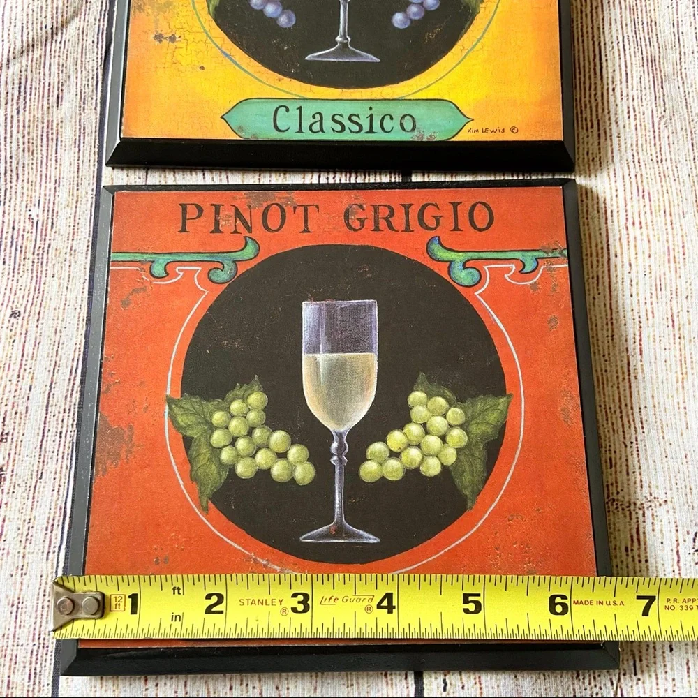 Vintage Wine Wall Art Trio Prints 🍷🍾